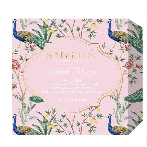 Spongelle Boxed Flower Body Wash Infused Buffer (Apple Blossom)
