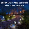 KANE LONO Solar Pathway Lights Outdoor - 6 Pack Bright LED Patio, Garden, Driveway, Landscape Lighting | IP44 Water Resistant Dusk to Dawn Yard Light | Cool White, Auto On/Off, Up to 8 Hours Battery