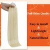 Full Shine 18 inches 1B Blonde Human Hair Hair Extensions, Microlink, 50 Strands/Package