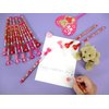 TINYMILLS 24 Pcs Valentine's Day Heart Multi Point Pencils Party Favors Goodie Bag Stuffers Classroom Exchange Valentine's Day Pencils Party Supplies Heart Pencils