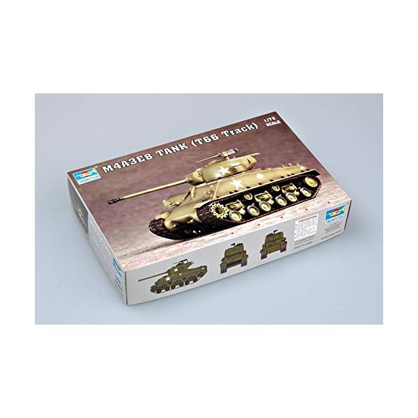 Trumpeter 07225 Model Kit Us Tank M4 a3e8 (t66 Track)