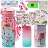 Decorate Your Own Water Bottle Kits for Girls Age 4-6-8-10-12,Unicorns Gem Diamond Paint Crafts,Ideal Fun Arts and Crafts Gifts Toys for Girls Birthday Christmas