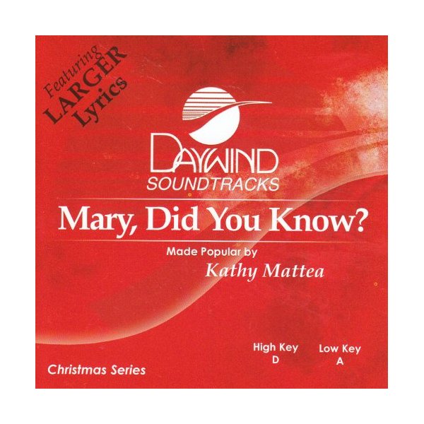 Mary Did You Know? [Accompaniment/Performance Track]