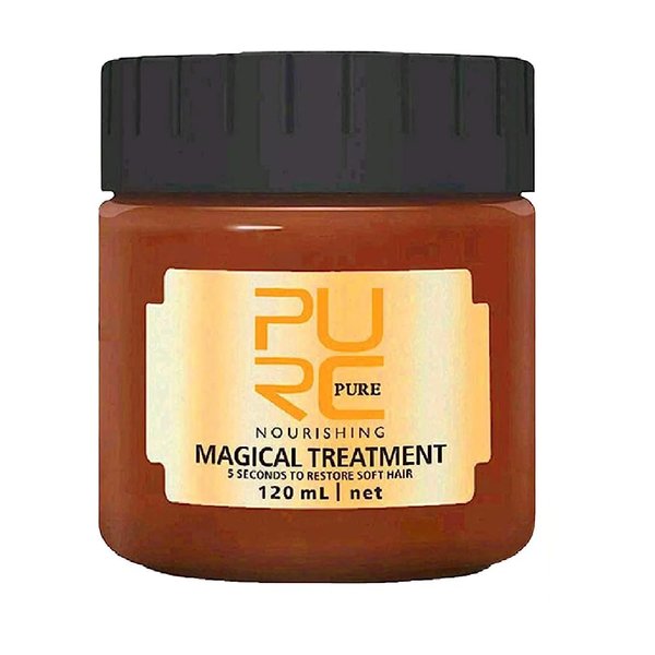 nvyue PURC Magical Keratin Hair Treatment Mask,Advanced Molecular Hair Roots Professtional Hair Conditioner,Deep Suitable for Dry & Damaged Hair,5 Seconds to Restore Soft Hair(120ml)