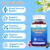 Quercetin Gummies for Kids, Adults Women Men, 1200 mg Quercetin with Bromelain Elderberry Vitamin C Zinc Echinacea Immune Support Supplement, Mixed Berry Flavor 60 Cts