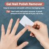 500 Gel Nail Polish Remover Pads - MAQIHAN Nail Cotton Pads Acetone Fingernail Gel Nail Polish Remover Wipes Nail Prep Pad Nail Essentials For Nail Techs Professional Nail Supplies Acrylic Gel Removal