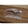 Pink Opal Stone Hair Comb
