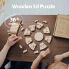 Wooden Puzzles for Toddlers 3-5, Puzzles for Kids Ages 4-6 DIY Painting Creative Wood Puzzles with Stands Educational Toys Preschool Toys Toddler Learning Toys for Kids Gift for Boys Girls Age 3+