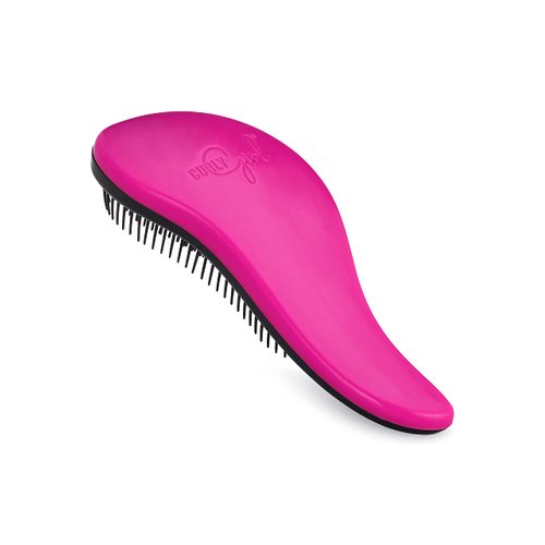 Curly Girl Breeze Thru Detangling Brush | Hair Detangler Hairbrush for Adults & Kids | Gets Rid of Tangles & Knots in Natural, Curly, Straight, Wet or Dry Hair (Purple)