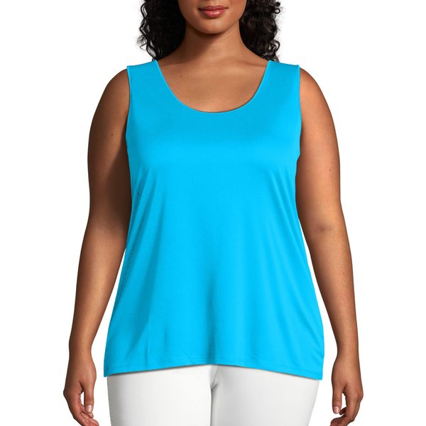 Just My Size Women's Plus-Size Cooldri Performance Scoopneck Tank Top