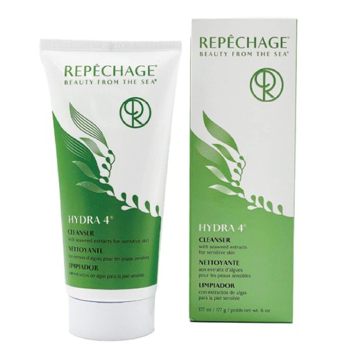 Repechage Hydra 4 Gentle Face Cleanser & Waterproof Makeup Remover - 6 Fl OZ Milky Texture Organic Face Cream | Hydrating Facial Cleanser To Wash and Moisturize - Suitable for All Skin Types