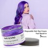 Purple Temporary Hair Dye Wax Natural Instant Hair Color Wax Pomades 4.23 oz,Hair Styling Clay for Party, Cosplay, Halloween,Christmas