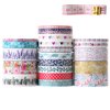 Mr. Pen- Washi Tape Set, 21 Rolls, Decorative Cute Floral Washi Tape for Bible Journaling, Bullet Journal Supplies
