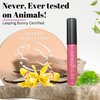 Fifth & Skin BOTANICAL LIP GLOSS (PIINK ROSE) Natural - 90% Organic - Gluten Free - Cruelty Free - Velvety Feel - Moisturizing Vitamin Rich