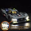 LightGo LED Lighting Kit Designed for Peugeot 9X8 24H Le Mans Hybrid Hypercar Compatible with Lego 42156 Building Set - Not Include Model (Classic Version)