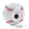 FORLONG Ceramic Piggy Bank for Boys,White Baseball Sports Coin Bank, Bedroom Decor Money Box-5.9 inch