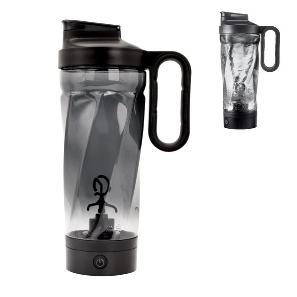 Daasigwaa Electric Protein Shaker Bottle, 34 oz Blender Bottles For Protein Mixes, | Tritan | BPA Free| Portable Mixer Cup, Rechargeable Shake Cups And Meal Replacement Shakes(Black)