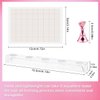 Nail Stand Acrylic Nail Art Display Stand Magnetic Nail Tips Practice Holder 54 Pcs Reusable Adhesive Putty for DIY Painting Nails Stand kit (Pink)