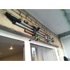 YYST Horizontal Fishing Rod Storage Rack Holder Wall Mount W Screws - No Fishing Rod- to Hold 8 Fishing Rods