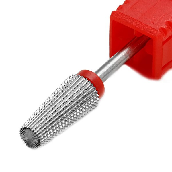 ERUIKA Nail Drill Bits 5 in 1 Carbide Rotary Bit 3/32" Shank Nail Cutter,Left and Right Handed Acrylic or Hard Gel Remover (F)