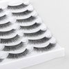 LASHMADY Lashes Cat Eye Lashes False Eyelashes Faux Mink Wispy Lashes 3D Cross Fluffy Eyelashes 14 Pairs Multipack (Fluffy)