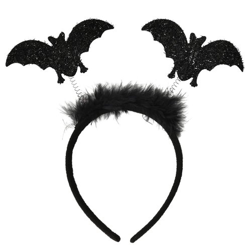 Xiyantiji Halloween Bat Headband for Women Black Bat Hair Accessories Headpiece Halloween Costume Headbands Headdress for Cospaly Party Decorations bat Hairband for Women Teen Girls