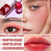 4 Colors Lip Tint Stain Set,Mini Velvet Lip Tint Watery Lip Stain Long Lasting Waterproof Moisturizing Lip & Cheek Tint,Hydrating,Natural Glossy Liquid Lipstick Lip Gloss Kits for Women