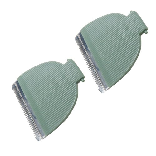 Replacement Blades Compatible with Meridian Body Trimmer, 2Pcs Replacement Trimmer Blades for Meridian Shaver Trimmer-Green