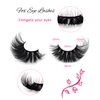 Cat-Eye Lashes Flu-ffy Mink Lashes 20mm Fox Eye Long False Eyelashes 3D Volume Curly Dramatic Fake Eyelashes Thick Full Lashes 7 Pairs Pack(TF29)