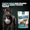 Bully Max Freeze-Dried Raw Dog Food Toppers for Puppies & Adult Dogs - Salmon with Real Fruits & Veggies - Meal Enhancers with Vitamins & Minerals - Feed as Puppy Treat or Dog Meal