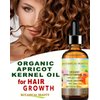 Botanical Beauty ORGANIC APRICOT KERNEL OIL Australian 100% Pure Virgin Unrefined Cold Pressed Carrier Oil 1 oz- 30 ml for Face Hair Body Nails Skin Anti-Aging