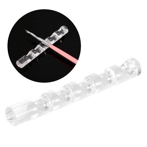 Nail Art Painting Pen Brush Stand, Cimenn Fashionable Simple Acrylic Nail Gel Polish Pen Brush Stand Holder Manicure Tool for DIY Manicure Nail Carving Drawing Pencils Brushes