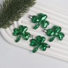 Totelux St. Patrick's Day Shamrock Hair Clips Sequins Hair Pins Irish Green Clover Hair Barrettes Glitter Alligator Clips for Women Girls Hair Accessories Holiday Party Supplies Gift 4PCS