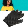 Hair Sponge Gloves, Hair Brush Curly Sponge Gloves Barber Curling Sponge Glove Afro Coil Flexible Portable Hair Sponge for Women Man Barber Salon Tool