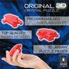 Bepuzzled Original 3D Crystal Puzzle Deluxe - Lion - Fun yet challenging brain teaser that will test your skills and imagination, For Ages 12+