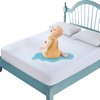 Mattress Protector Full Size Waterproof Mattress Cover Soft Breathable Noiseless Bed Cover Deep Pocket for 6-15" Pad - Machine Washable Vinyl Free (1 Pack)