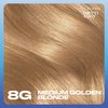 Clairol Nice'n Easy Permanent Hair Dye, 8G Medium Golden Blonde Hair Color, Pack of 1