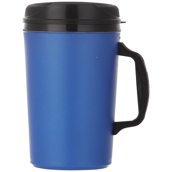 ThermoServ Foam Insulated Mug, 34-Ounce, Pearl Dark Blue
