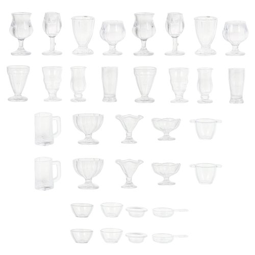 Mini Drinking Glasses Mini Cups Mini Food Container Model Tea Cup Mini Wine Cup Dollhouse Kitchen Accessories Small House Cups Dollhouse Miniatures Miniature Toys Miniature Cup Water Cup Tea Cups