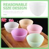Beavorty 5pcs Silicone Mask Bowl silicone facial mask mixing bowl facial mask DIY bowl facial supplies skin care containers anti-fall silicone bowls snack bowls facial mask making major set