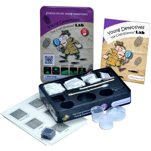 The Purple Cow The Crazy Scientist Lab Young Detectives Science Kit, Model Number: 5522023