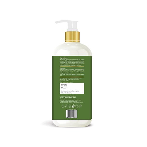 Unisaif Amla Shikakai Shampoo - Organic Shampoo for Dry Damaged Hair and Growth | Increase Shine | Silky Texture | Paraben & Sulphate Free | Silicon Free (300 ml)
