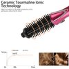 Curling Iron Brush, Hair Curler Hot Brush Professional Anti-Scald Instant Heat Up Curling Wands Suitable Heated Styler Brush for Long/Short Hair (US Plug（110-240V）)
