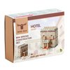 Wise Elk Toy Hotel construction set, real plaster bricks, gypsum reusable building kit, 400 pcs, educational gift