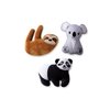 Fringe Studio Plush Dog Toy Set, LEAFIN' Around, 3 Piece Set, for Small Dogs (289522)