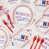 Baseball 1st Birthday Party Supplies for 20 Guests, Disposable Tableware Set includes Rookie of The Year Paper Plates, Tablecloth, Napkins and Forks for Boys Baby First Baseball Party Decorations