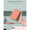 Doter Travel Soap Container, Soap Bar Holder with Lid, Portable Travel Soap Case, Leakproof Soap Dish Travel, Suitable for Travel, Camping, Outdoor, Gym, Bathroom Soap Box