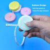 abolius 6 Pack Measuring Tape Retractable, 60-Inch 1.5 Meter Dual Sided Flexible Ruler, Push Button Sewing Measurement Tape, Body Measuring Tape, Retractable Small Mini Soft Sewing Fabric Cloth Waist