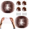 Hairnets Pack of 30pcs Hair Nets Invisible Elastic Edge Mesh 50cm (coffee-30pcs)