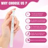 60 PACK Disposable Vaginal Suppository Applicator for Women，Fits Most Lubricants Creams Gels Pills Tablet Suppositories，Threaded End, Soft & Small Tip，with Dosage Markings，Individually Wrapped